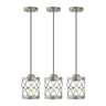 Marelle-1-Light-Farmhouse-Industrial-Iron-Filigree-Caged-Jar-LED-Pendant-Pendants