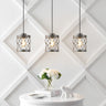 Marelle 1-Light Farmhouse Industrial Iron Filigree Caged Jar LED Pendant