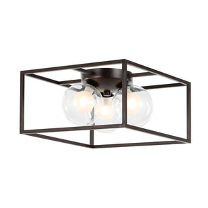 Kyle-3-Light-Modern-Farmhouse-Metal/Iron-Open-Caged-LED-Flush-Mount-Flush-Mounts