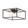 Kyle-3-Light-Modern-Farmhouse-Metal/Iron-Open-Caged-LED-Flush-Mount-Flush-Mounts
