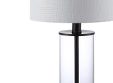 Abner glass modern contemporary usb charging led table lamp