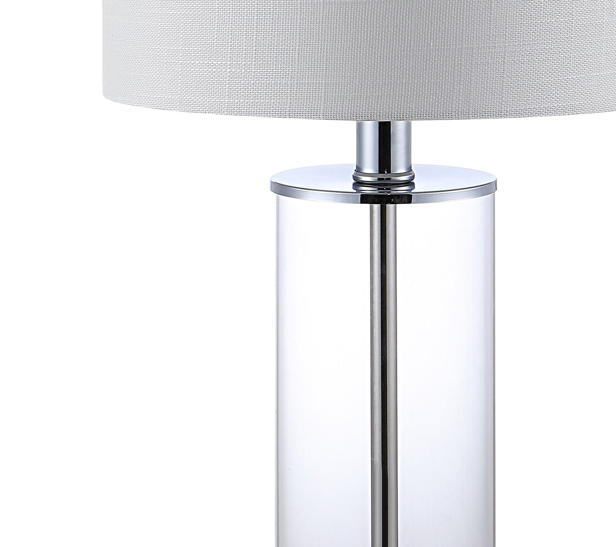 Abner glass modern contemporary usb charging led table lamp