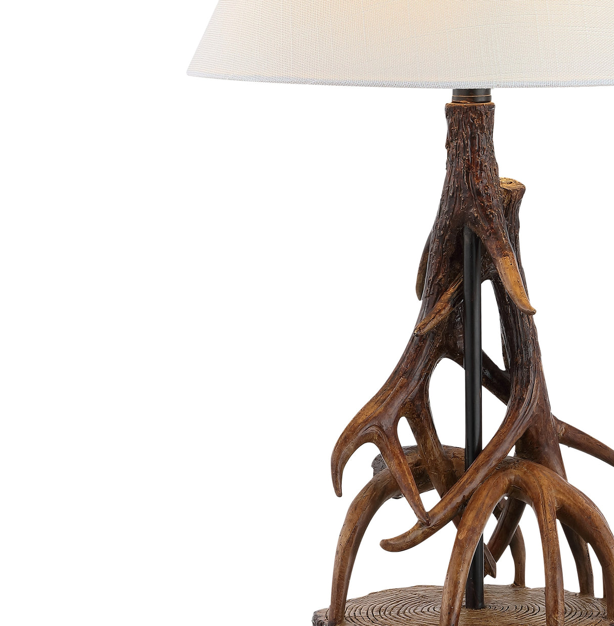 Cabell Farmhouse Rustic Iron LED Table Lamp