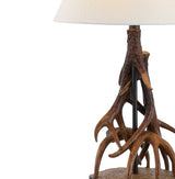 Cabell Farmhouse Rustic Iron LED Table Lamp