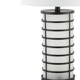 Jayce Modern Industrial Iron Nightlight LED Table Lamp with USB Charging Port