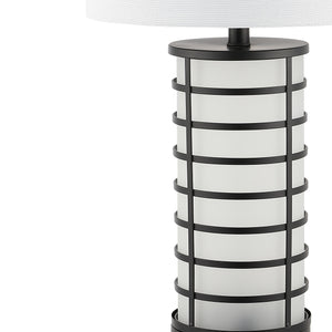 Jayce Modern Industrial Iron Nightlight LED Table Lamp with USB Charging Port