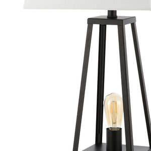Waylon Classic Industrial Iron Nightlight LED Table Lamp with USB Charging Port