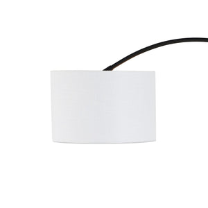 Collier Industrial Vintage Head-and-Height-Adjustable Iron LED Arc Floor Lamp with Smart Bulb