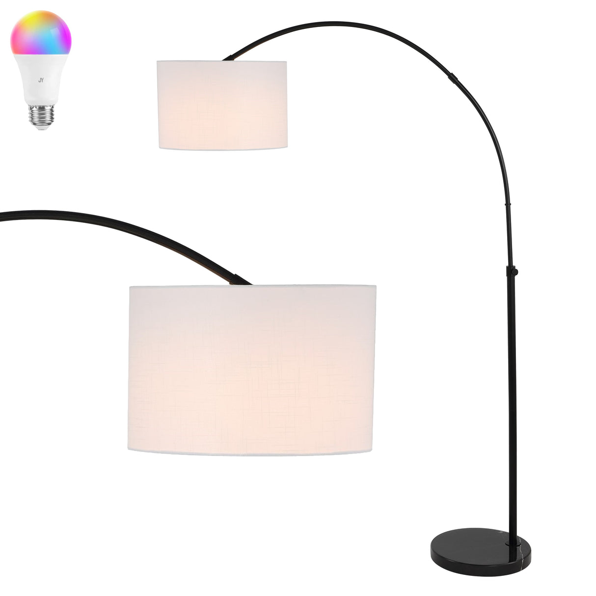 Collier-Industrial-Vintage-Head-and-Height-Adjustable-Iron-LED-Arc-Floor-Lamp-with-Smart-Bulb-Floor-Lamps