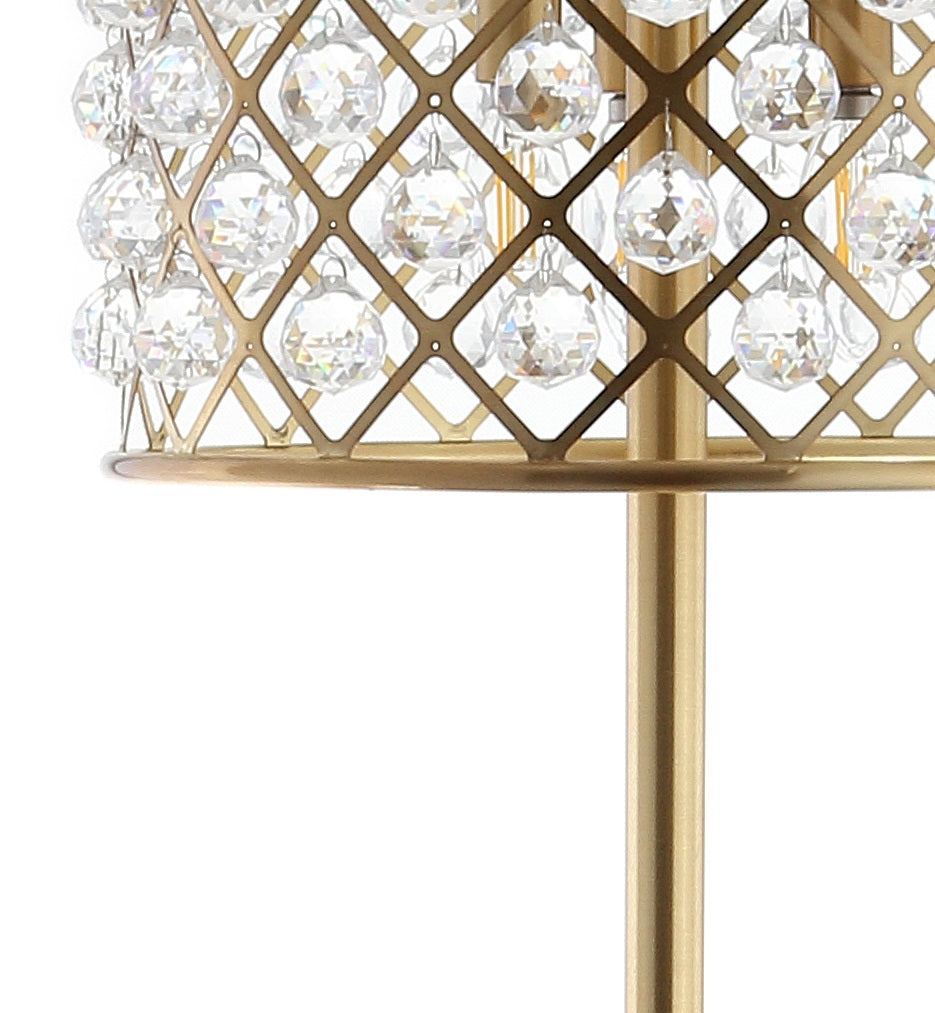 Elizabeth Crystal/Metal LED Floor Lamp