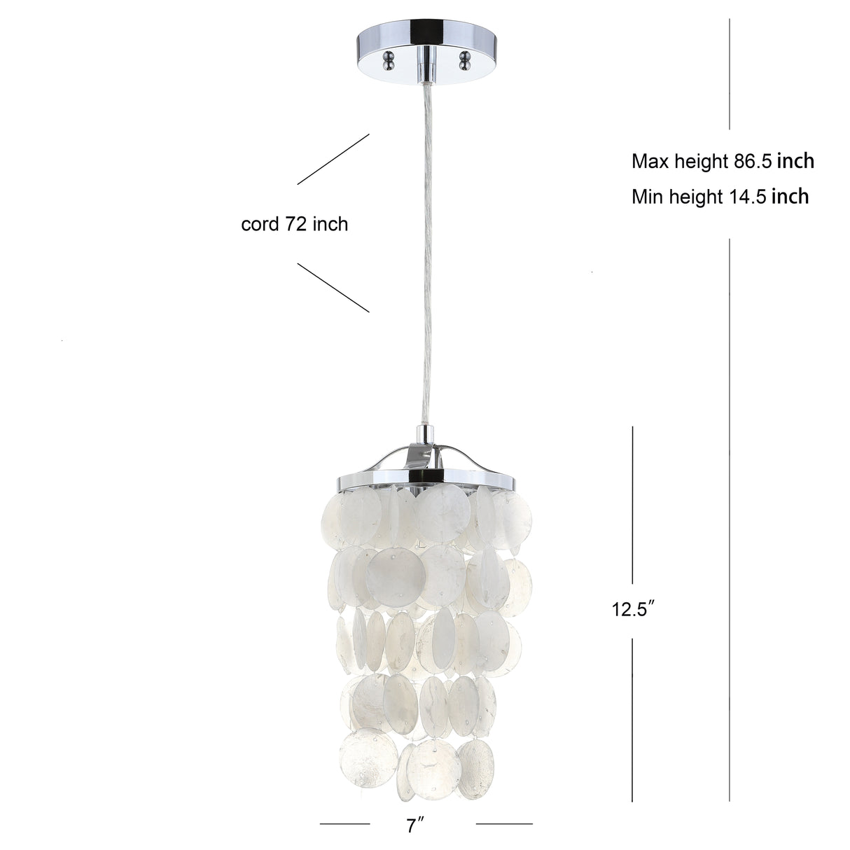 Cayla Seashell LED Pendant Pendant