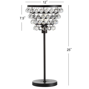 Buckingham Crystal/Metal Table Lamp