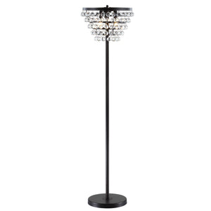 Jemma Crystal/Metal LED Floor Lamp
