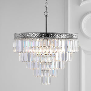Wyatt 4-Light Crystal LED Chandelier