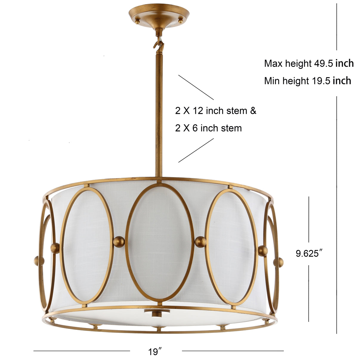 Violetta Metal LED Pendant
