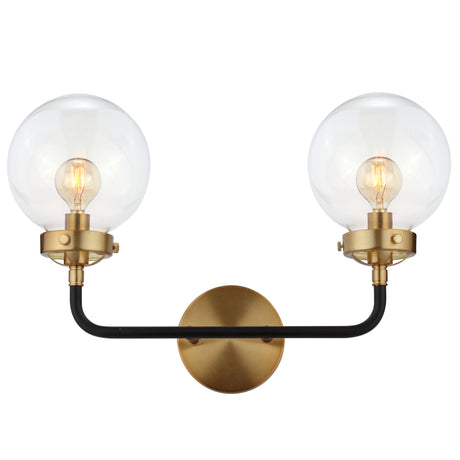 Caleb-2-Light-Contemporary-Transitional-Iron/Glass-LED-Vanity-Light-Bathroom-Vanity-Lights