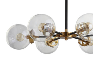 Caleb Brass Cluster Pendant