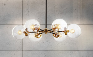 Caleb Brass Cluster Pendant