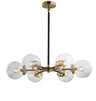 Caleb Brass Cluster Pendant