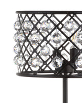 Gabrielle Metal/Crystal LED Table Lamp