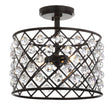 Gabrielle-Crystal/Metal-LED-Semi-Flush-Mount-Flush-Mounts