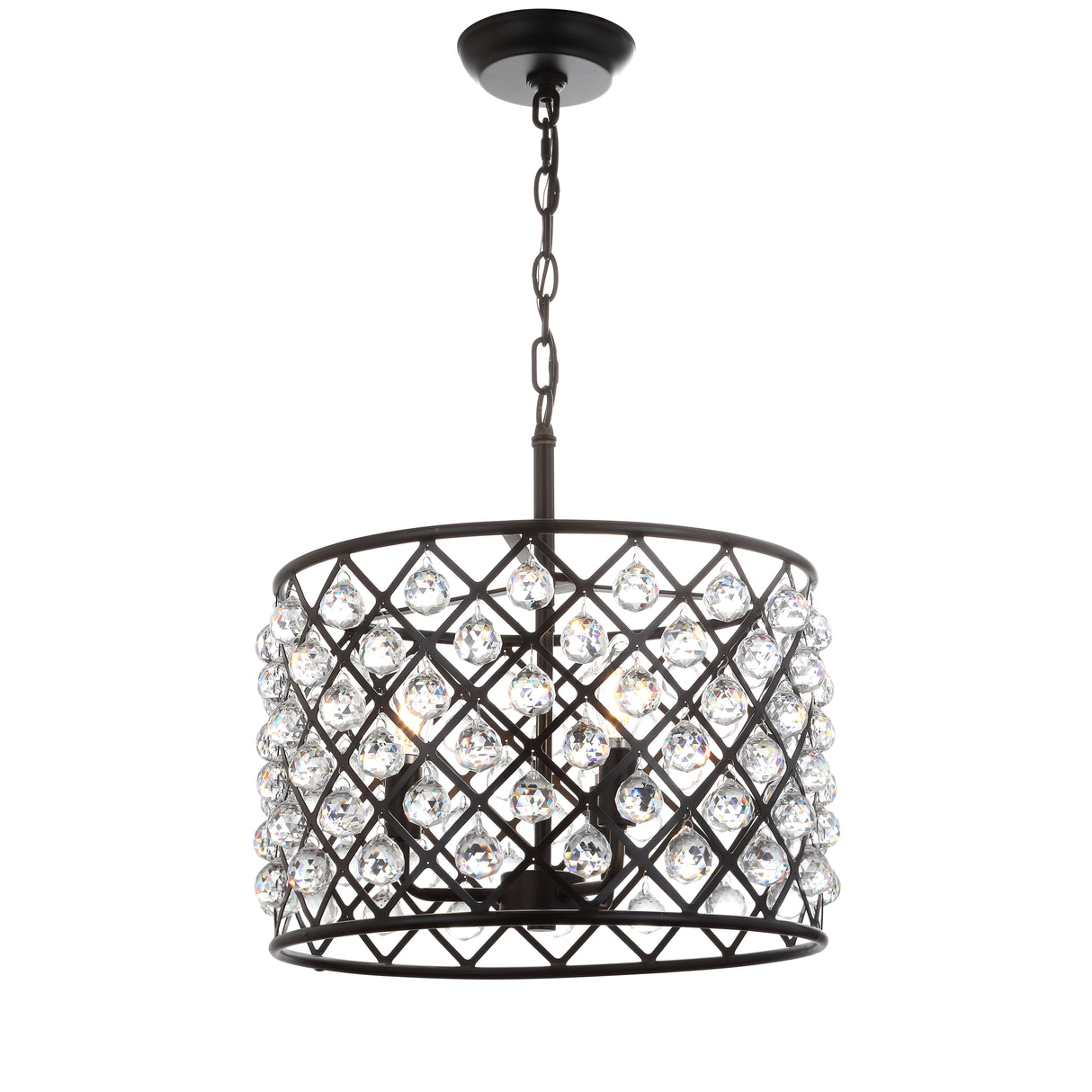 Gabrielle Crystal/Metal LED Pendant