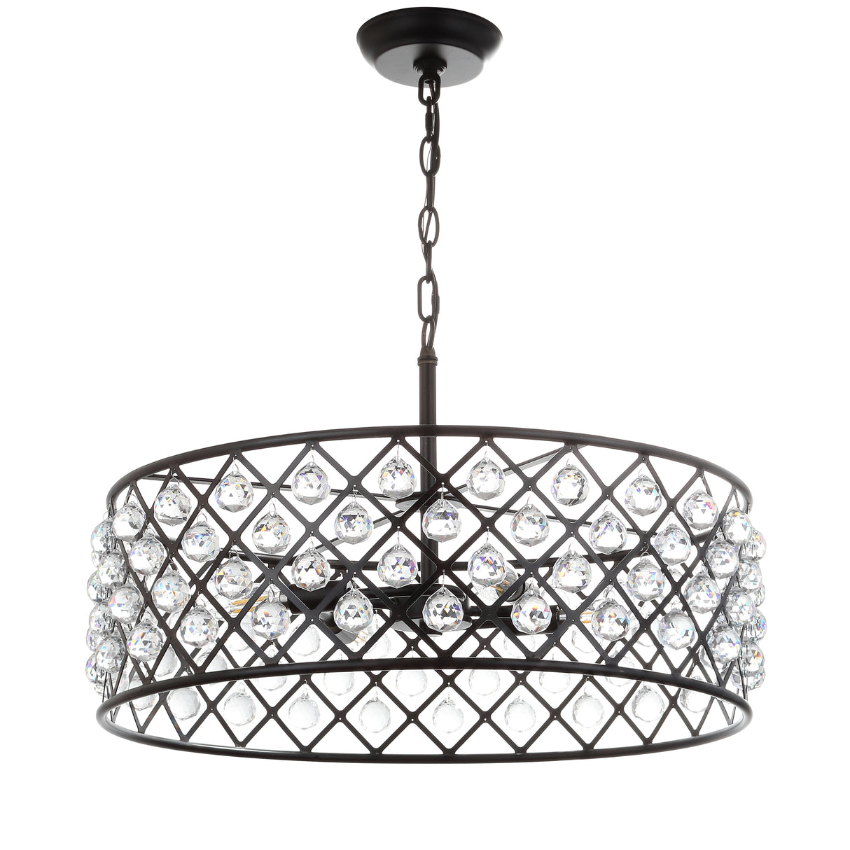 Gabrielle Crystal/Metal LED Pendant