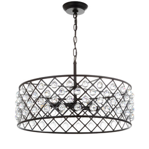 Gabrielle Crystal/Metal LED Pendant