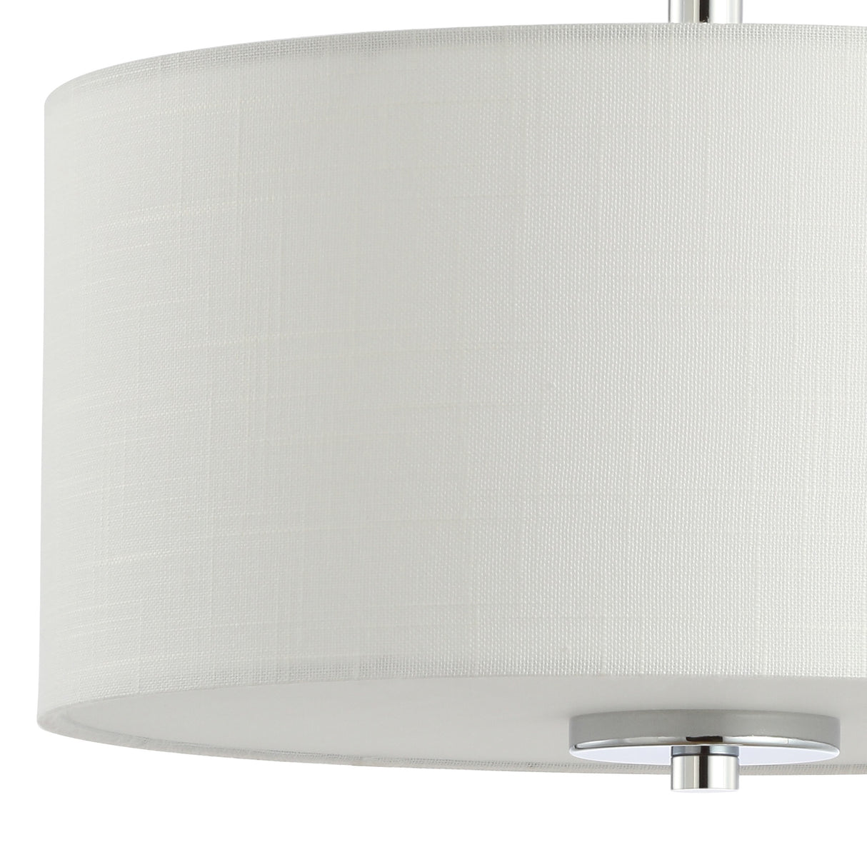 Marc Metal/Linen LED Semi-Flush Mount