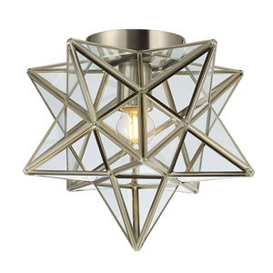 Stella-Moravian-Star-Metal/Glass-LED-Flush-Mount-Flush-Mounts