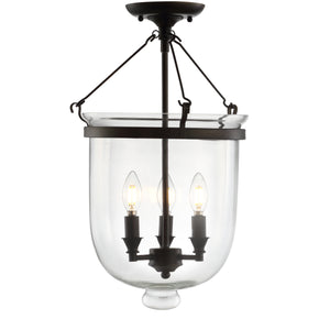 Charlotte-Metal/Glass-LED-Semi-Flush-Mount-Flush-Mounts