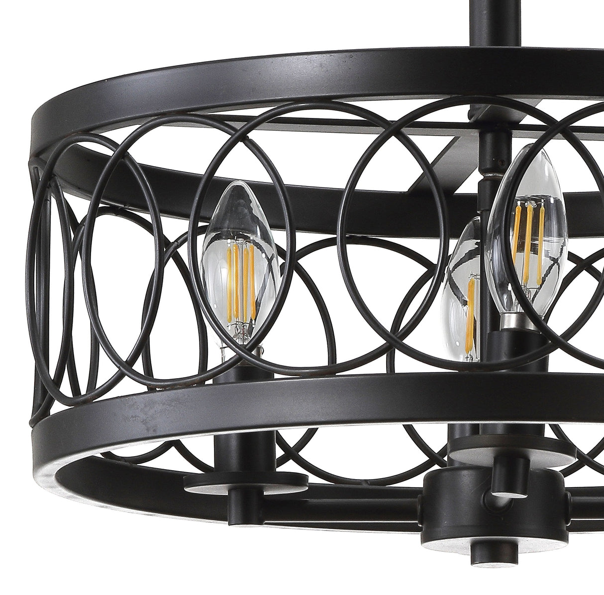 Sylvain Metal LED Semi-Flush Mount