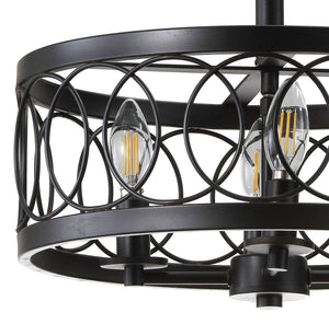 Sylvain Metal LED Semi-Flush Mount