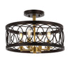 Sylvain Metal LED Semi-Flush Mount