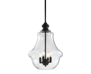 Adam Adjustable Metal/Glass LED Pendant
