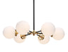Caleb-Brass-Cluster-Pendant-Brass-Gold/Black-Pendants