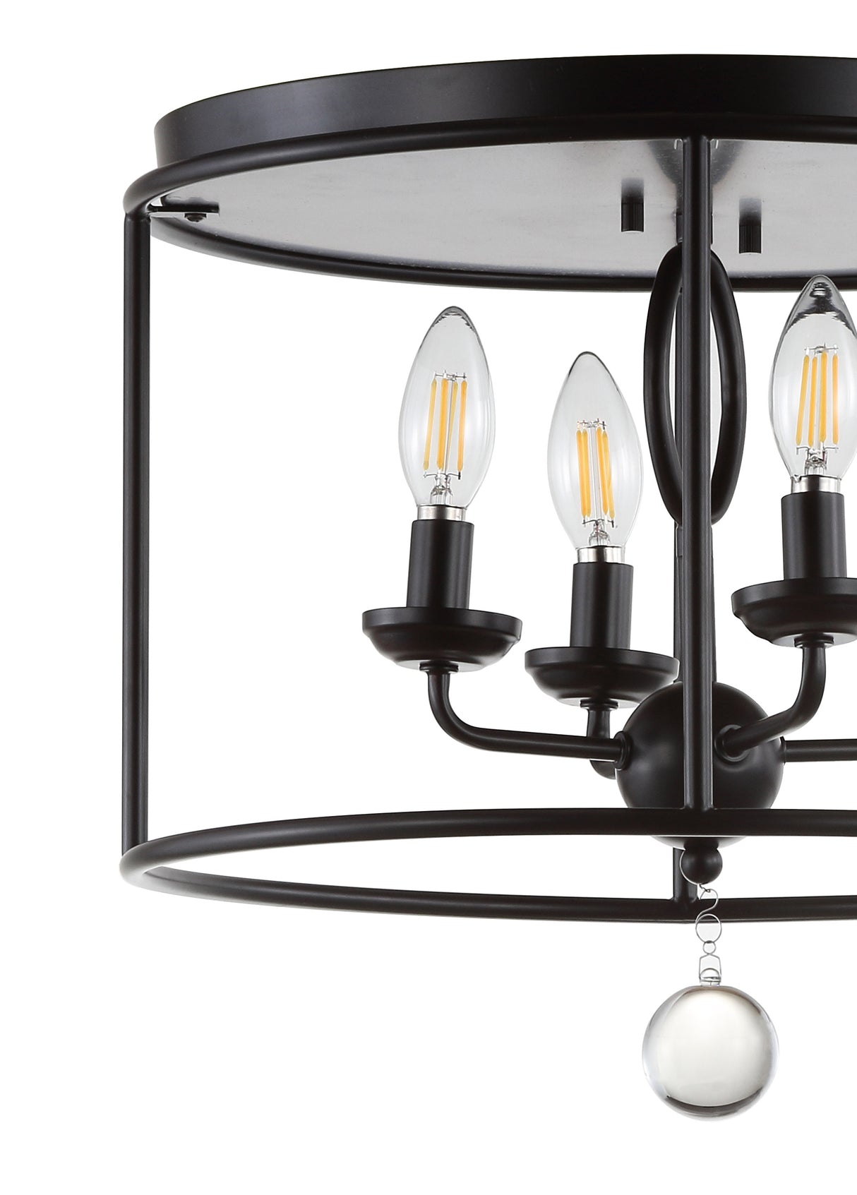Alma Metal LED Flush Mount