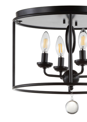 Alma Metal LED Flush Mount