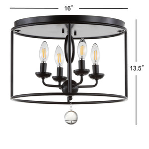 Alma Metal LED Flush Mount