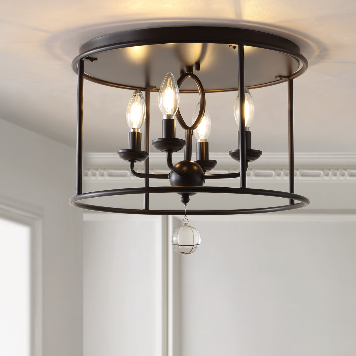 Alma Metal LED Flush Mount