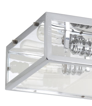 Grayson Metal/Glass LED Flush Mount