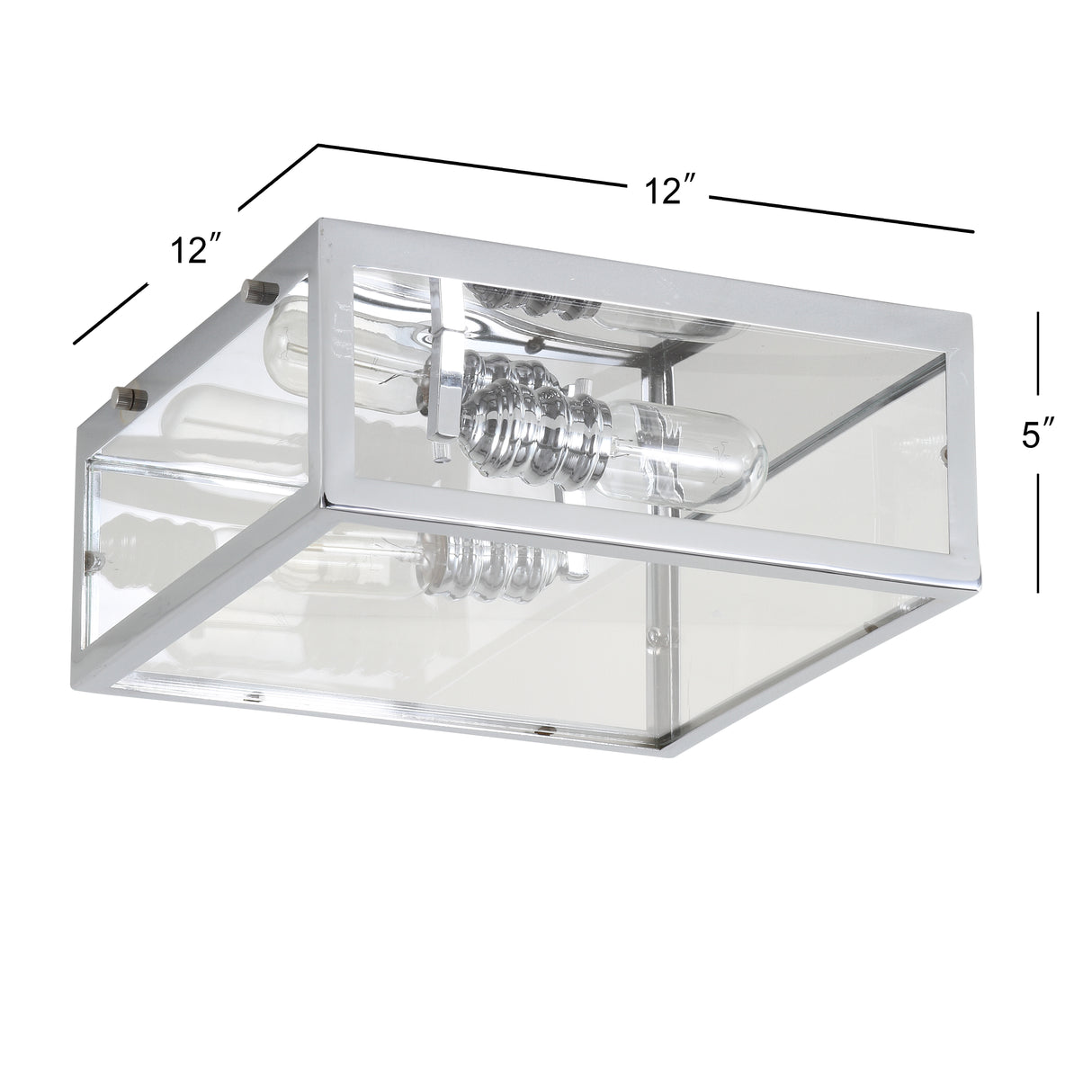 Grayson Metal/Glass LED Flush Mount