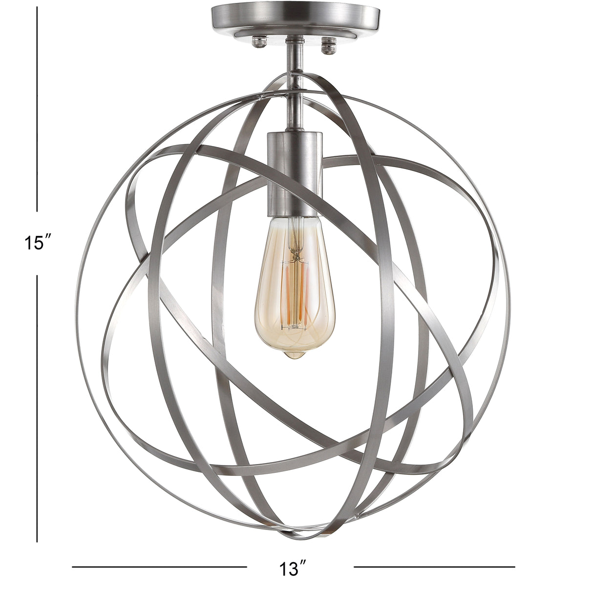 Alma Metal LED Flush Mount