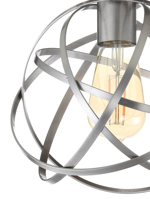 Alba Metal Orb LED Flush Mount