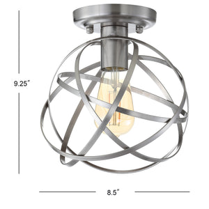 Alba Metal Orb LED Flush Mount