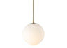 Bleecker Metal/Glass Globe LED Pendant