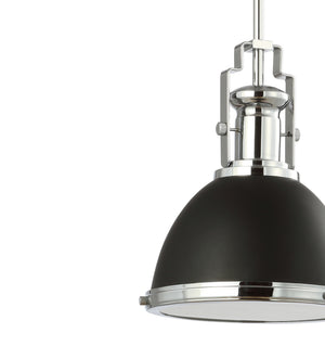 Homer 1-Light Modern Industrial Iron LED Dome Pendant
