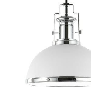Homer 1-Light Modern Industrial Iron LED Dome Pendant