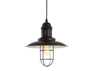 Deere-Adjustable-Iron/Glass-Cage-Light-LED-Pendant-Pendants