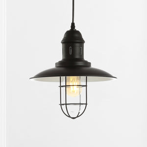 Deere Adjustable Iron/Glass Cage Light LED Pendant